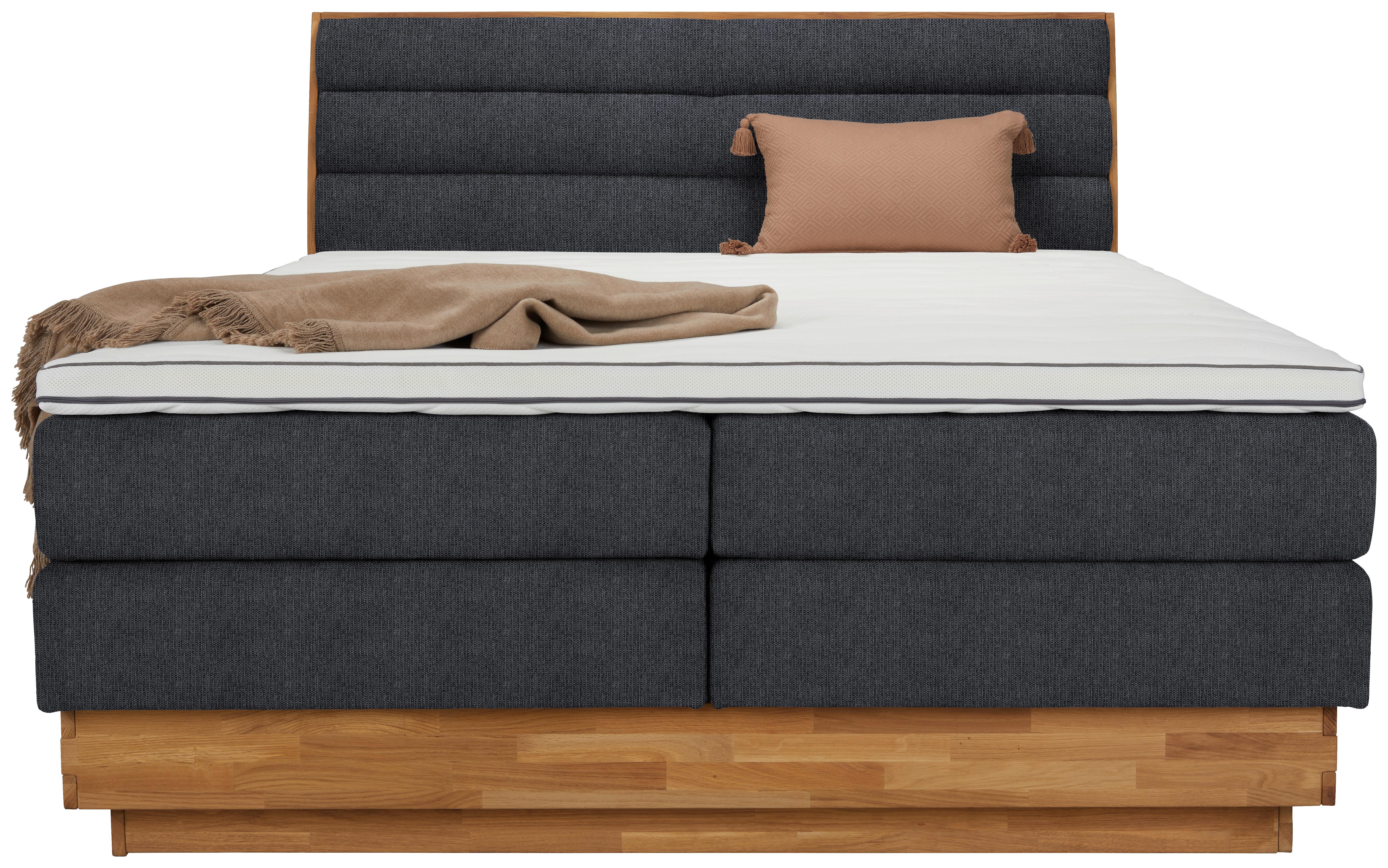 wohnli-moebel-suche-000840151003-1 Boxspringbett Marissa in Anthrazit 180x200cm Holz, Kunststoff, Textil Premium Living Möbel > Betten > Doppelbetten Anthrazit