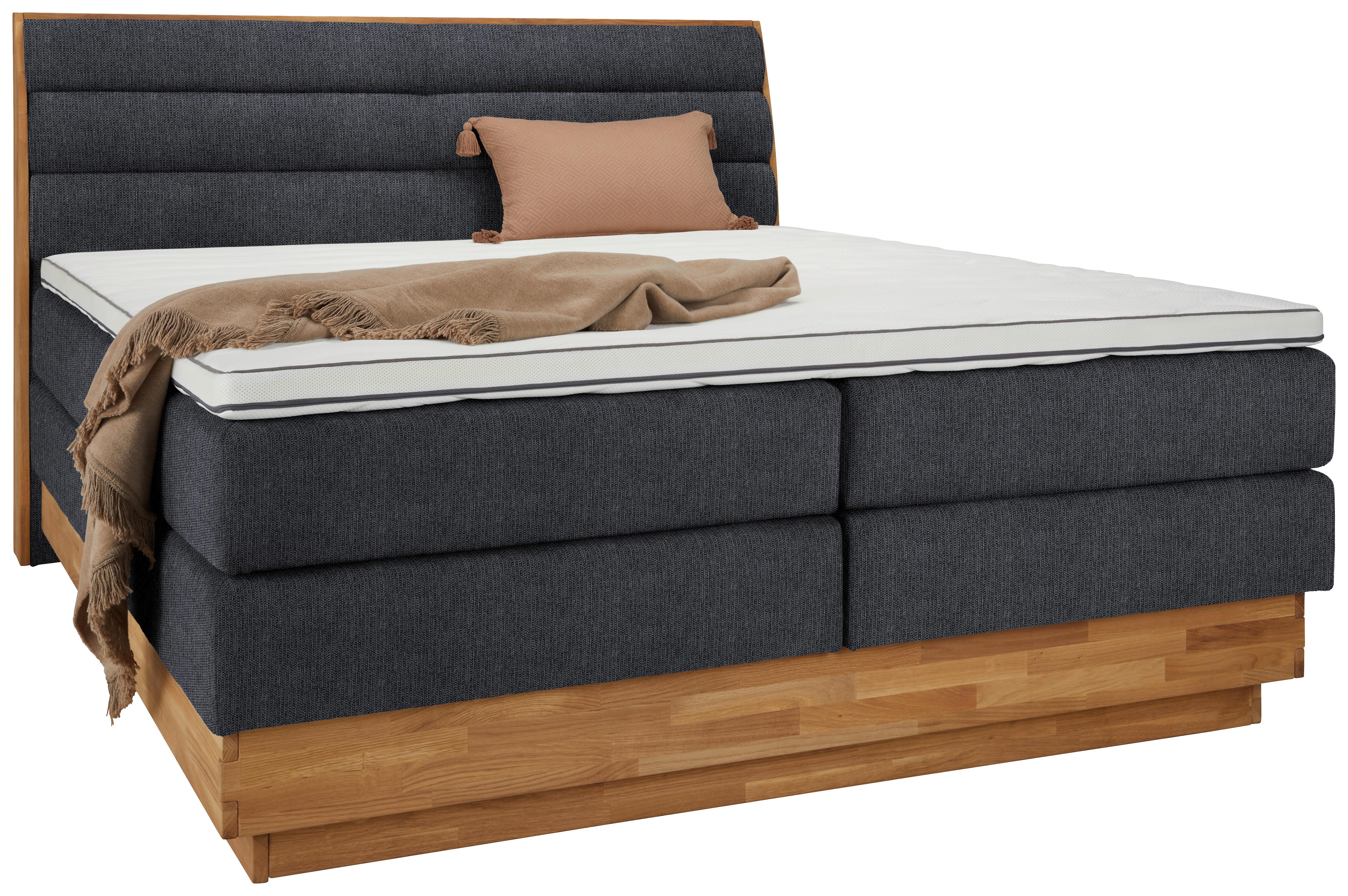 Wohnli Möbelsuche - Boxspringbett Marissa in Anthrazit ca. 160x200cm