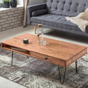wohnli-moebel-suche-000850000201-1 Couchtisch Bagli Akazie massiv Holz MID.YOU Möbel > Tische > Couchtische > Couchtische mit Stauraum Braun