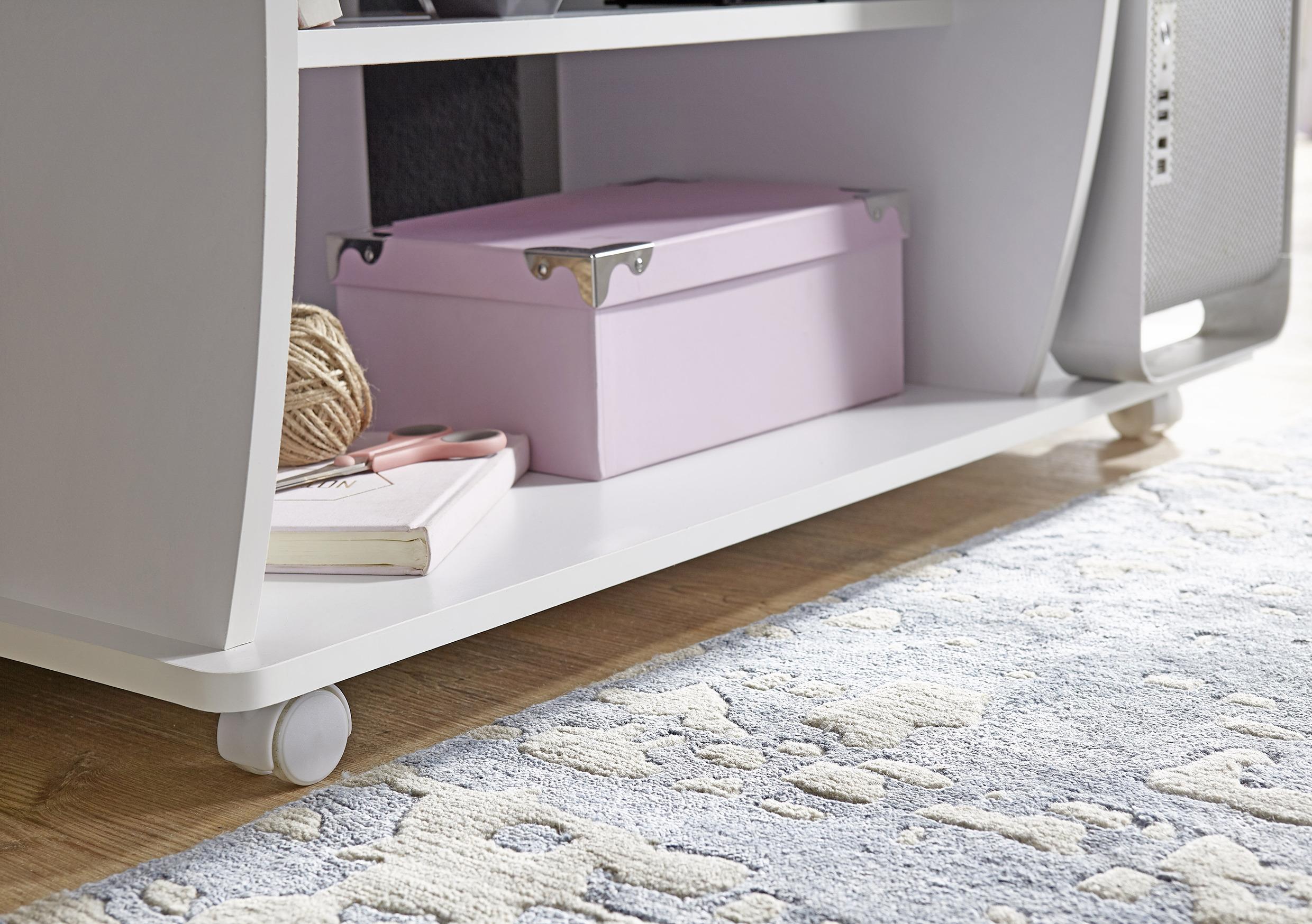 Computertisch Diana Weiß Kunststoff MID.YOU Möbel > Tische > Schreibtische > Gamingtische Weiß