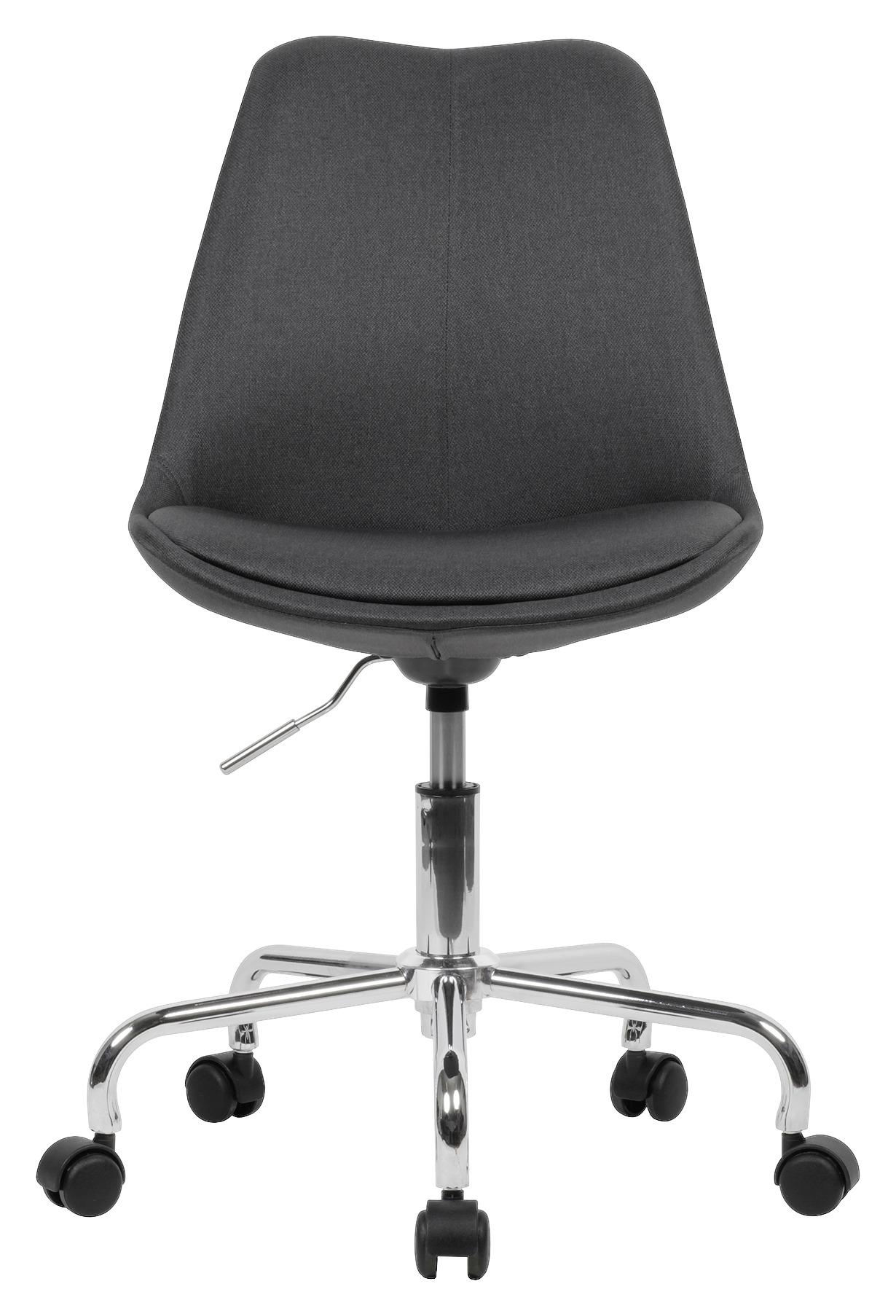 Drehstuhl SPM1.422 Schwarz ca. 65x84x65cm Textil MID.YOU Wohnzimmermöbel Schwarz