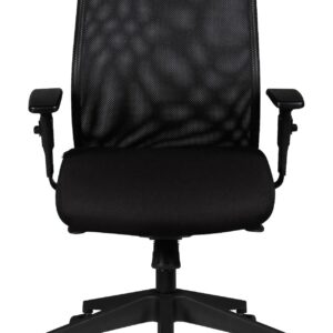 wohnli-moebel-suche-000850031401-1 Drehstuhl David Schwarz ca. 65x113x65cm Textil MID.YOU Möbel > Stühle > Bürostühle > Bürostühle ergonomisch Schwarz