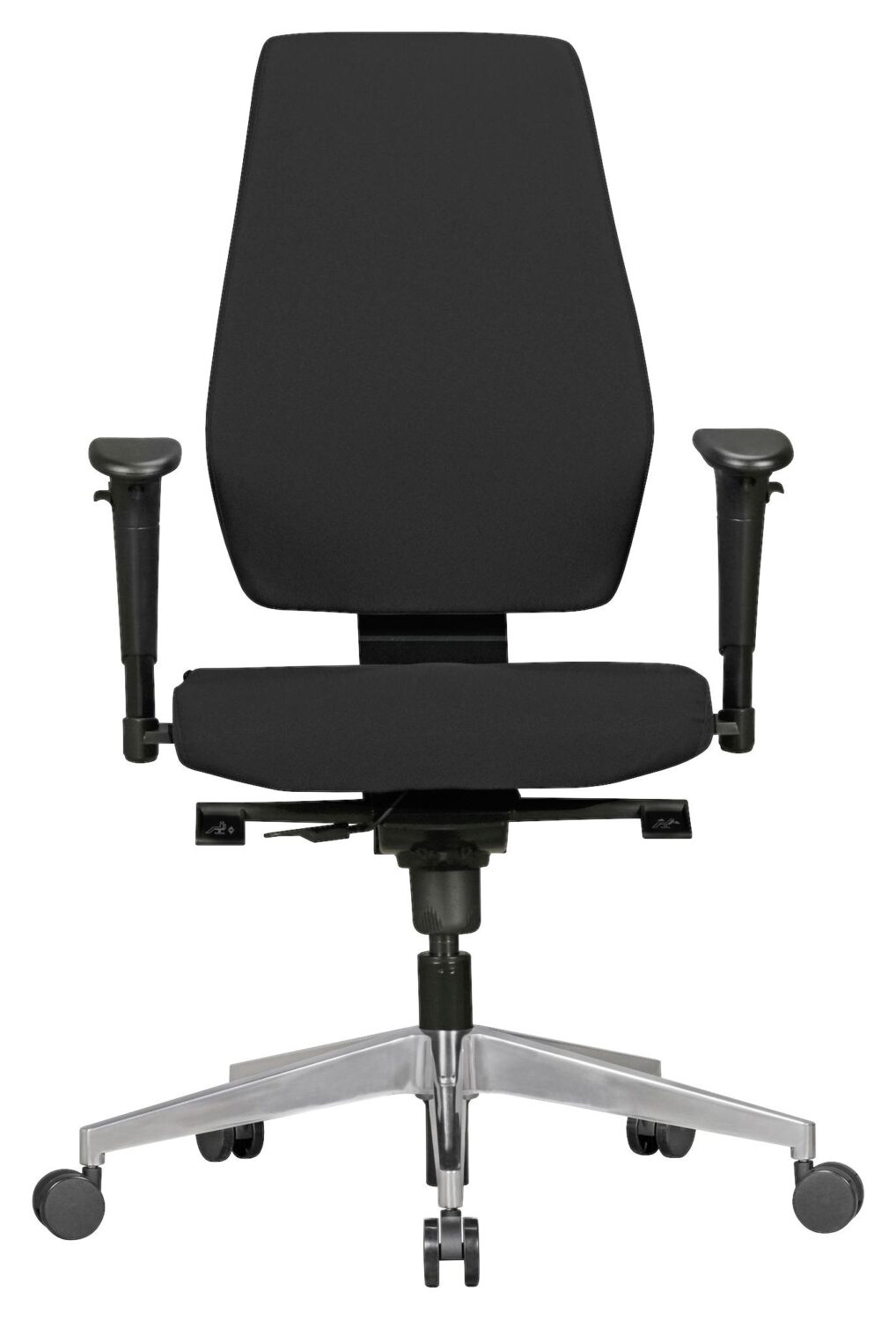 Drehstuhl Darius Schwarz Textil MID.YOU Wohnzimmermöbel Schwarz