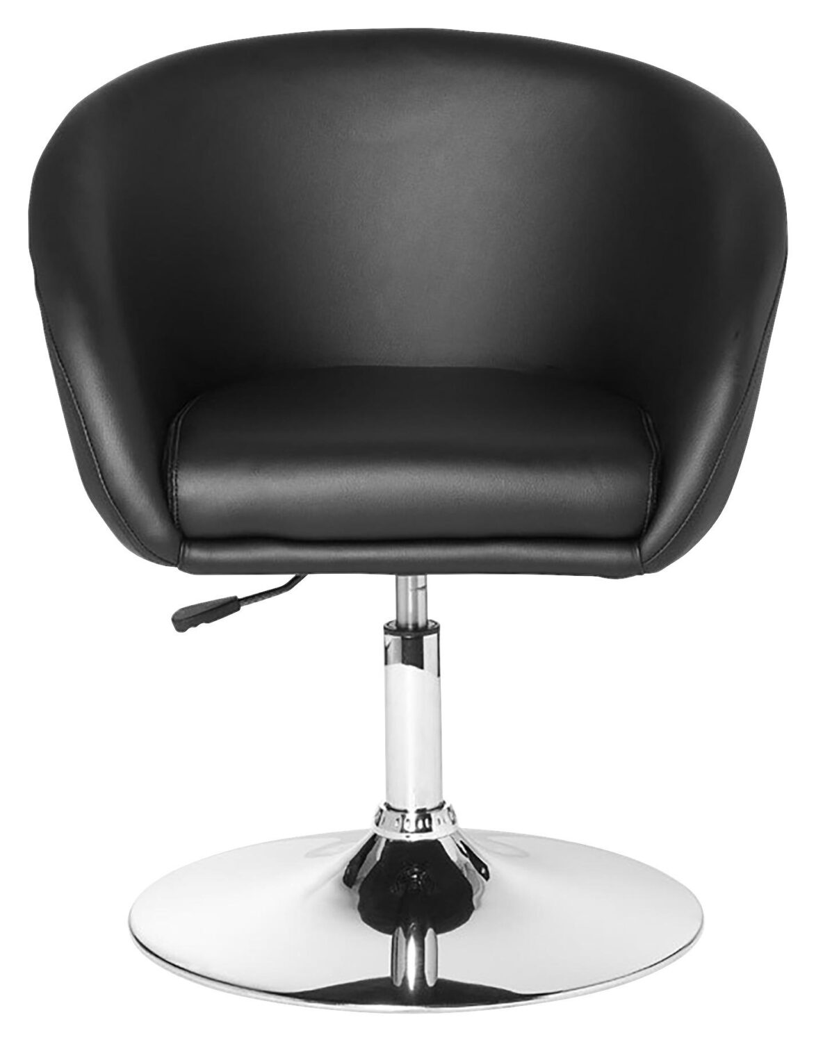 Drehstuhl Relaxsessel Schwarz Textil MID.YOU Wohnzimmermöbel Schwarz