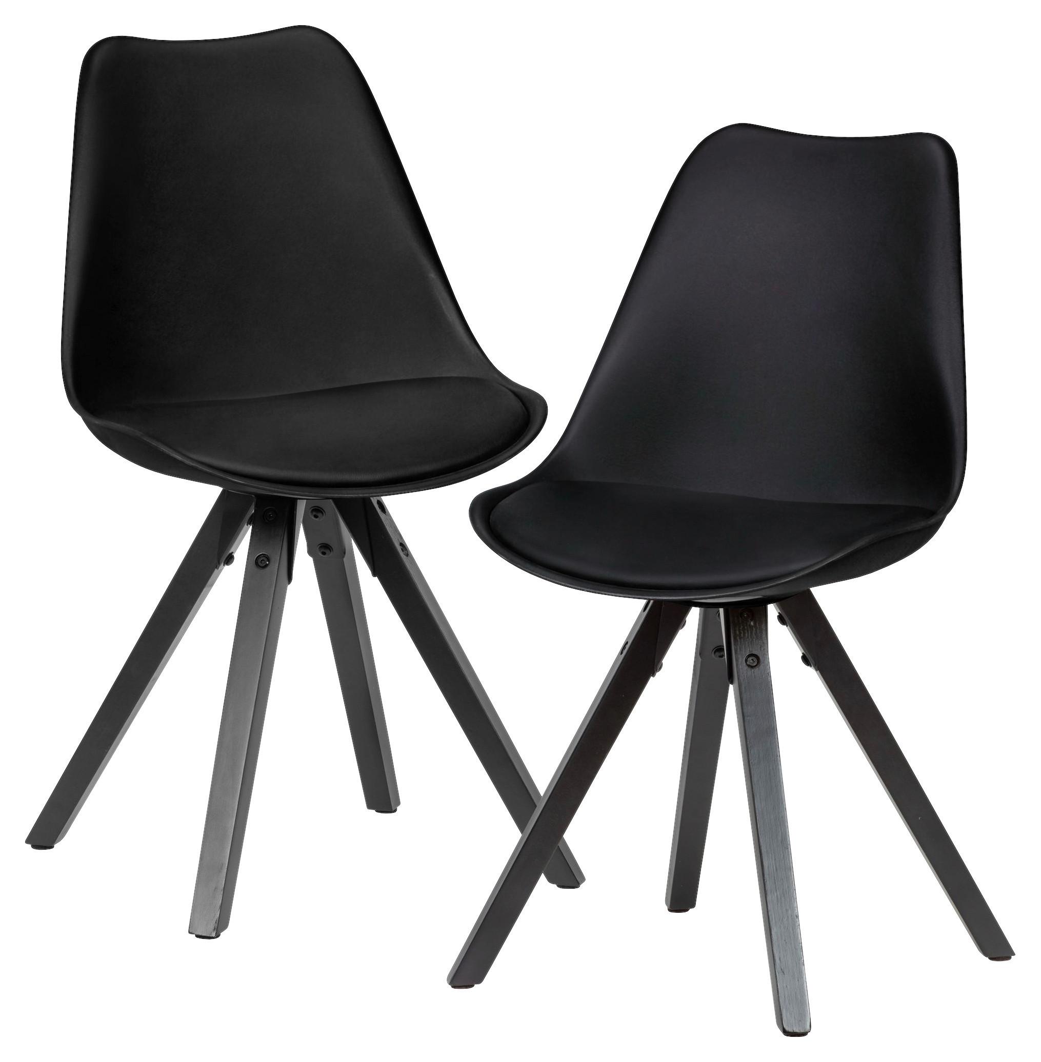 Wohnli Möbelsuche - Stuhl-Set Wohnling 2er-Set Schwarz