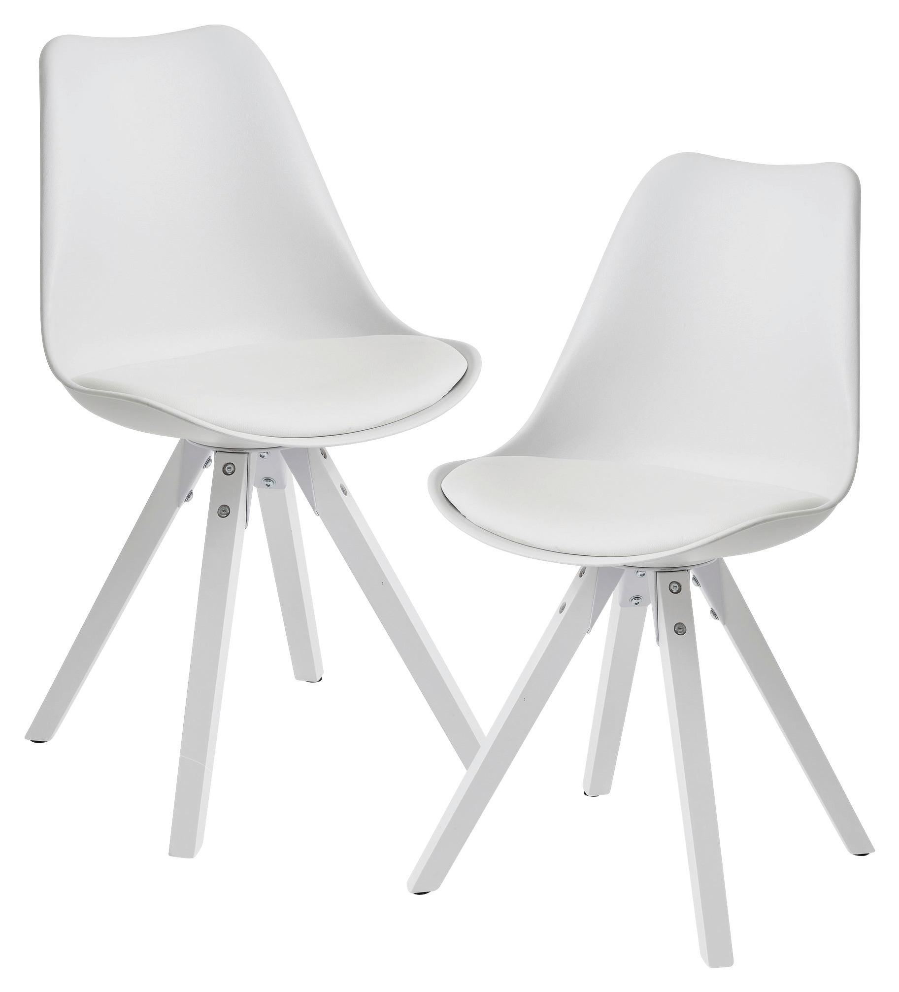 Wohnli Möbelsuche - Stuhl-Set Wohnling 2er-Set Weiß
