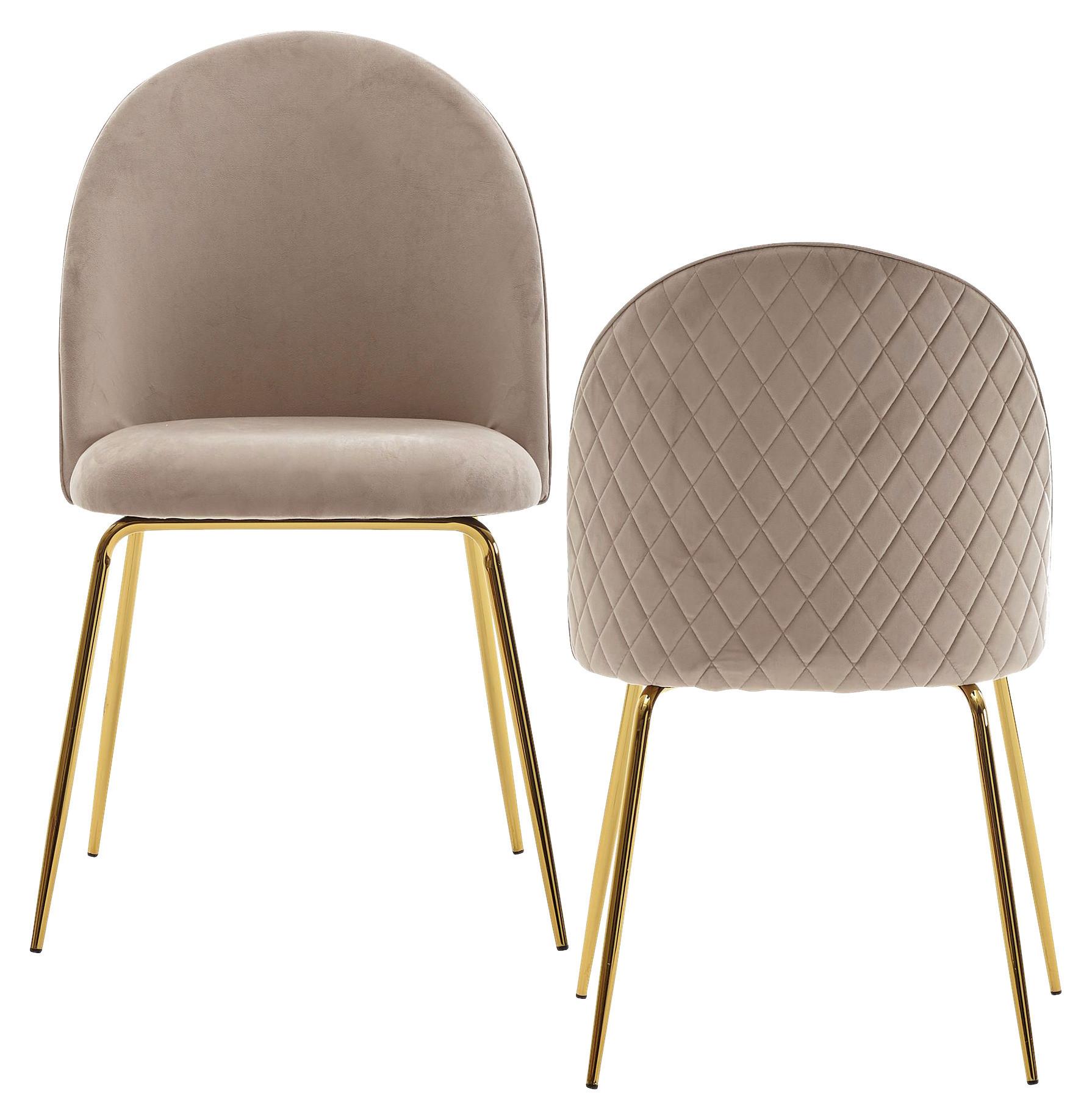 wohnli-moebel-suche-000850043201 Wohnli Möbelsuche - Stuhl 2er-Set in Beige Samt