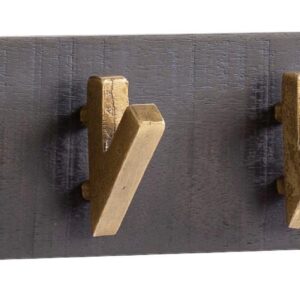 wohnli-moebel-suche-000850044701 Wohnli Möbelsuche - Wandgarderobe in Schwarz ca. 60x10x8 cm