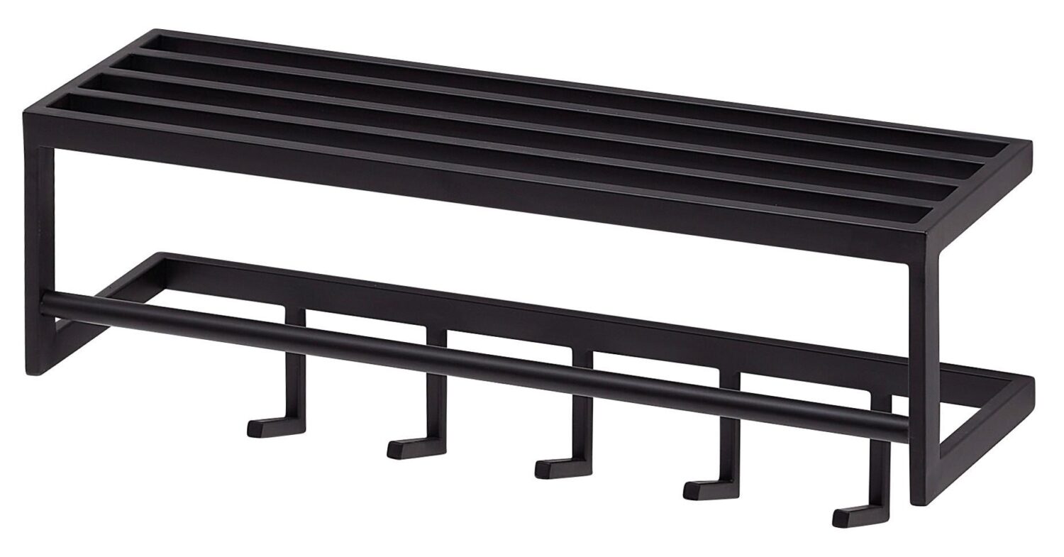 Wohnli Möbelsuche - Wandgarderobe ca. 70x20x20 cm Schwarz