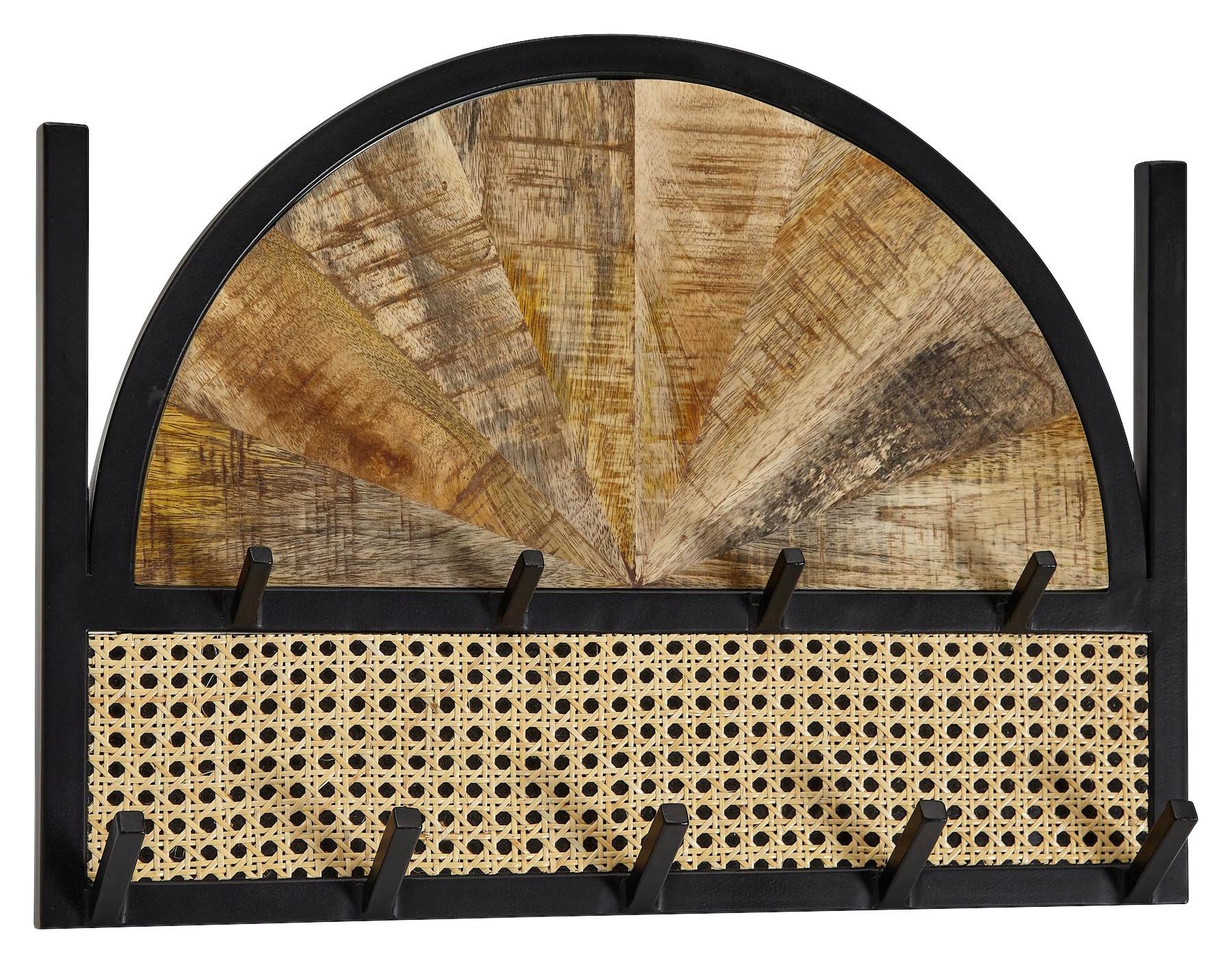 wohnli-moebel-suche-000850049328 Wohnli Möbelsuche - Wandgarderobe Wohnling Mangoholz/Schwarz