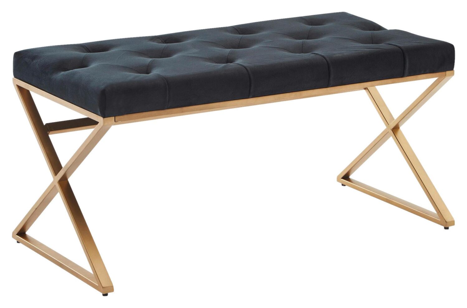 wohnli-moebel-suche-000850049401 Wohnli Möbelsuche - Sitzbank Wohnling ca.90x46x44 cm Textil Schwarz