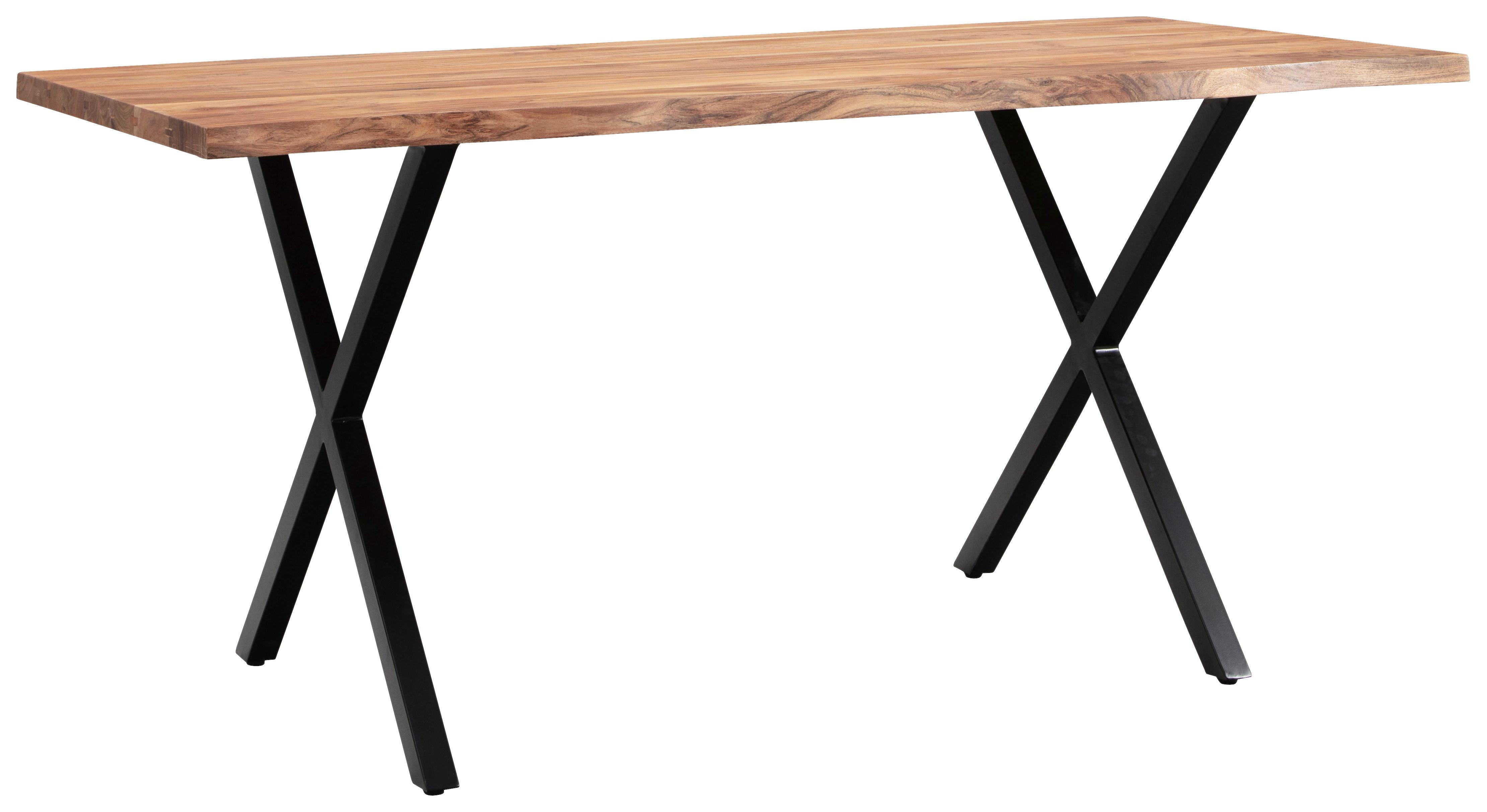 Wohnli Möbelsuche - Esstisch ca. 180x90x76 cm Echtholz/Schwarz