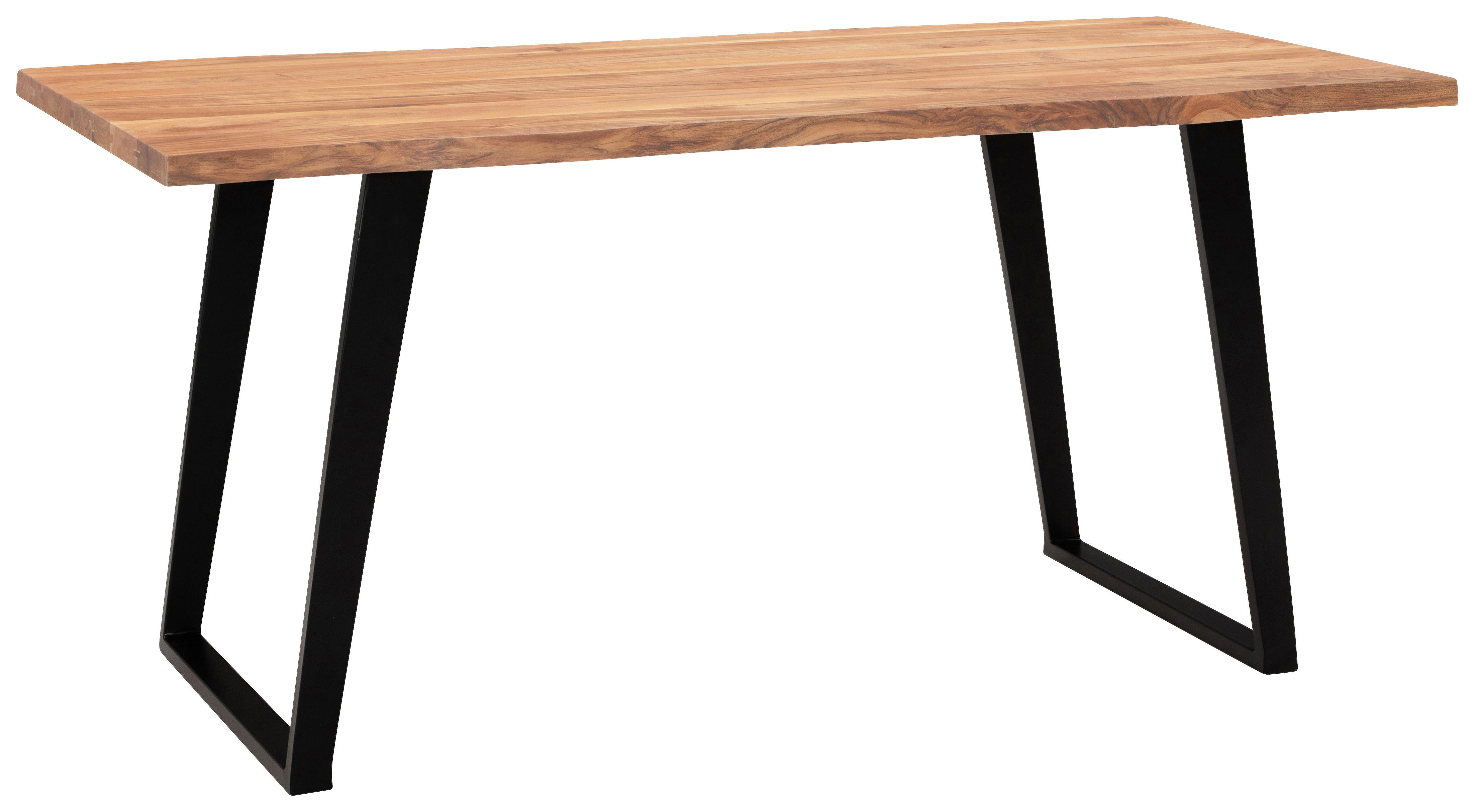 Wohnli Möbelsuche - Esstisch ca. 180x90x76 cm Echtholz/Schwarz