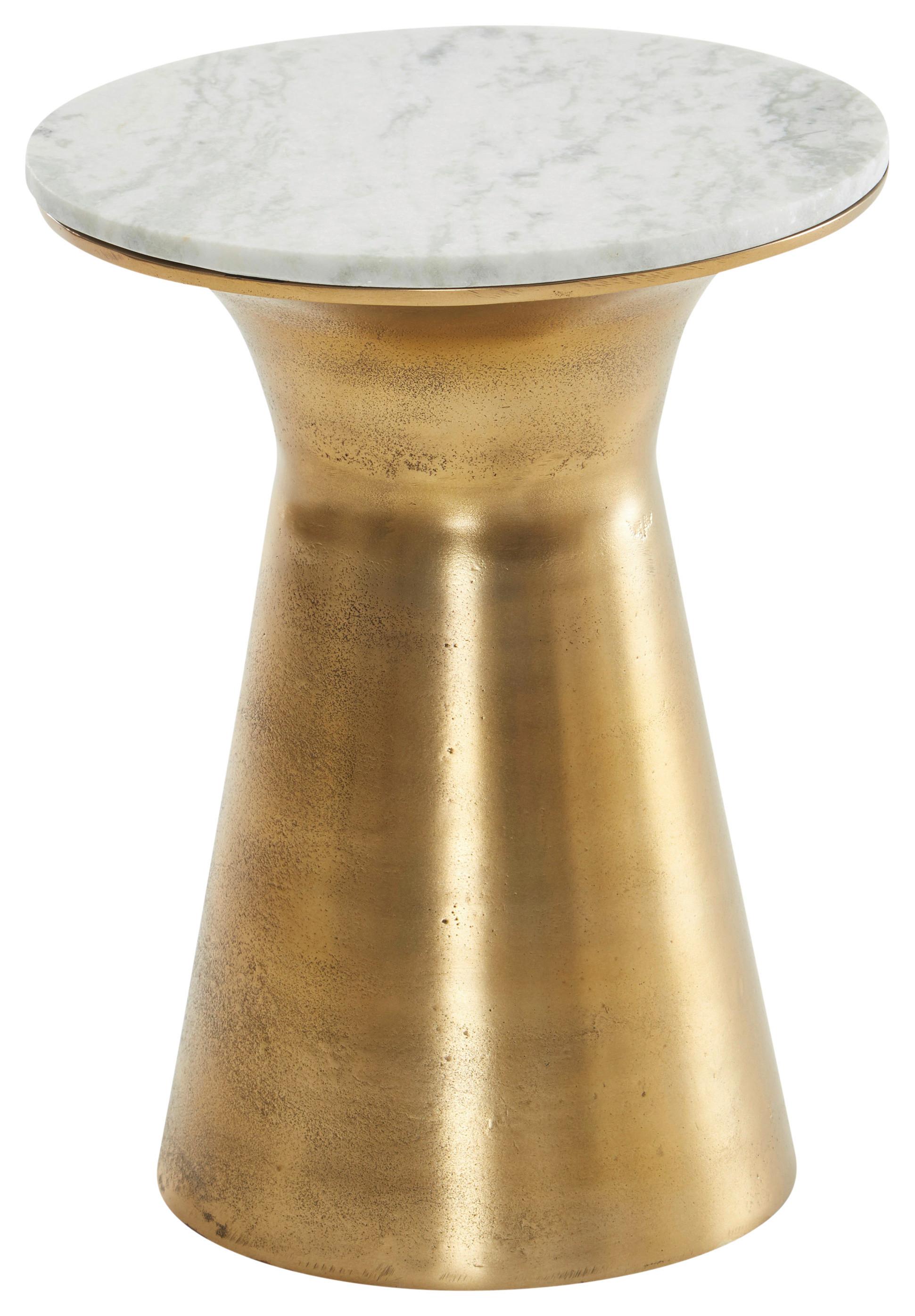 wohnli-moebel-suche-000850078701 Wohnli Möbelsuche - Beistelltisch Weiß Marmoroptik/Goldfarben