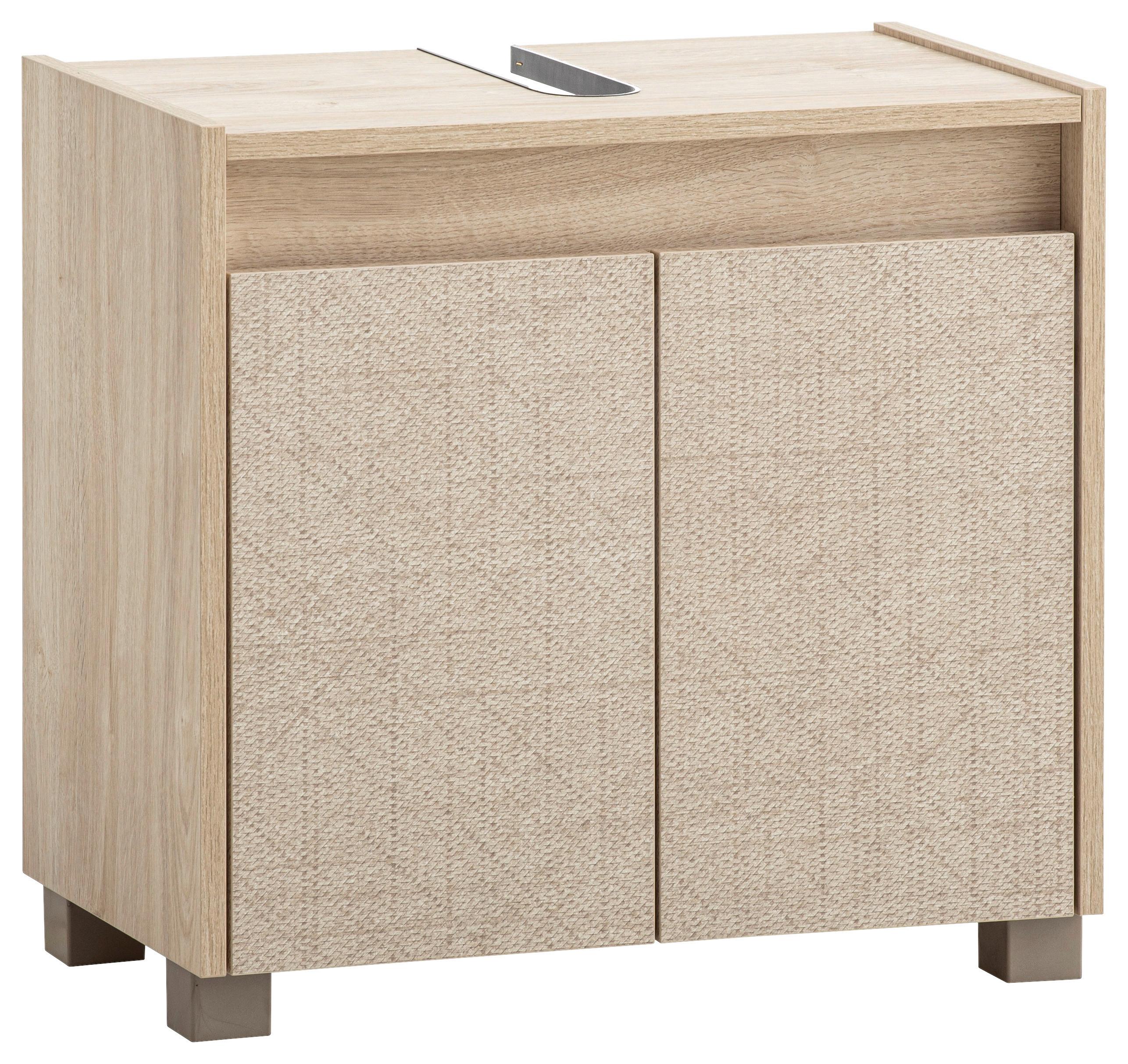 Wohnli Möbelsuche - Waschbeckenunterschrank Sander Eiche/Beige