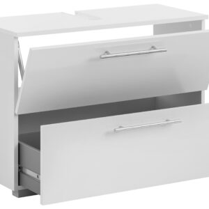 Waschbeckenunterschrank Carlos Weiß Holzwerkstoff MID.YOU Möbel > Schränke > Badezimmerschränke > Waschbeckenunterschränke Weiß