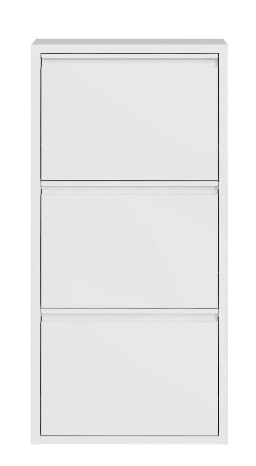 Schuhkipper Bert Weiß Metall Mömax Garderoben Weiß