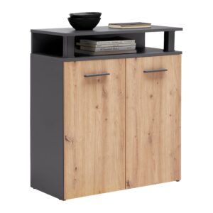 wohnli-moebel-suche-000887046306 Wohnli Möbelsuche - Kommode Montana Anthrazit/Eiche Artisan
