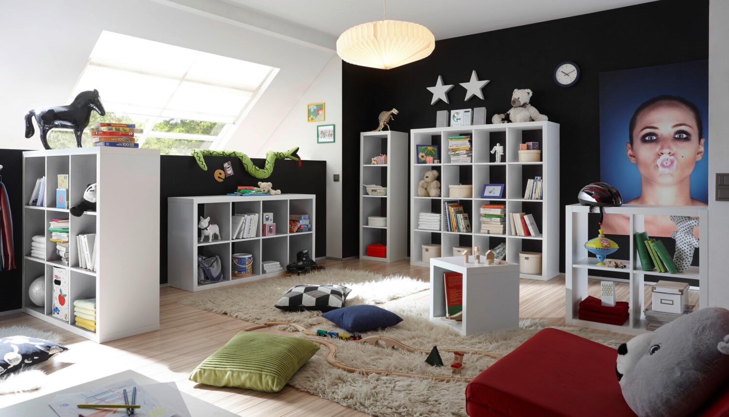 Raumteiler in Weiß Holzwerkstoff Mömax Wohnzimmermöbel Weiß