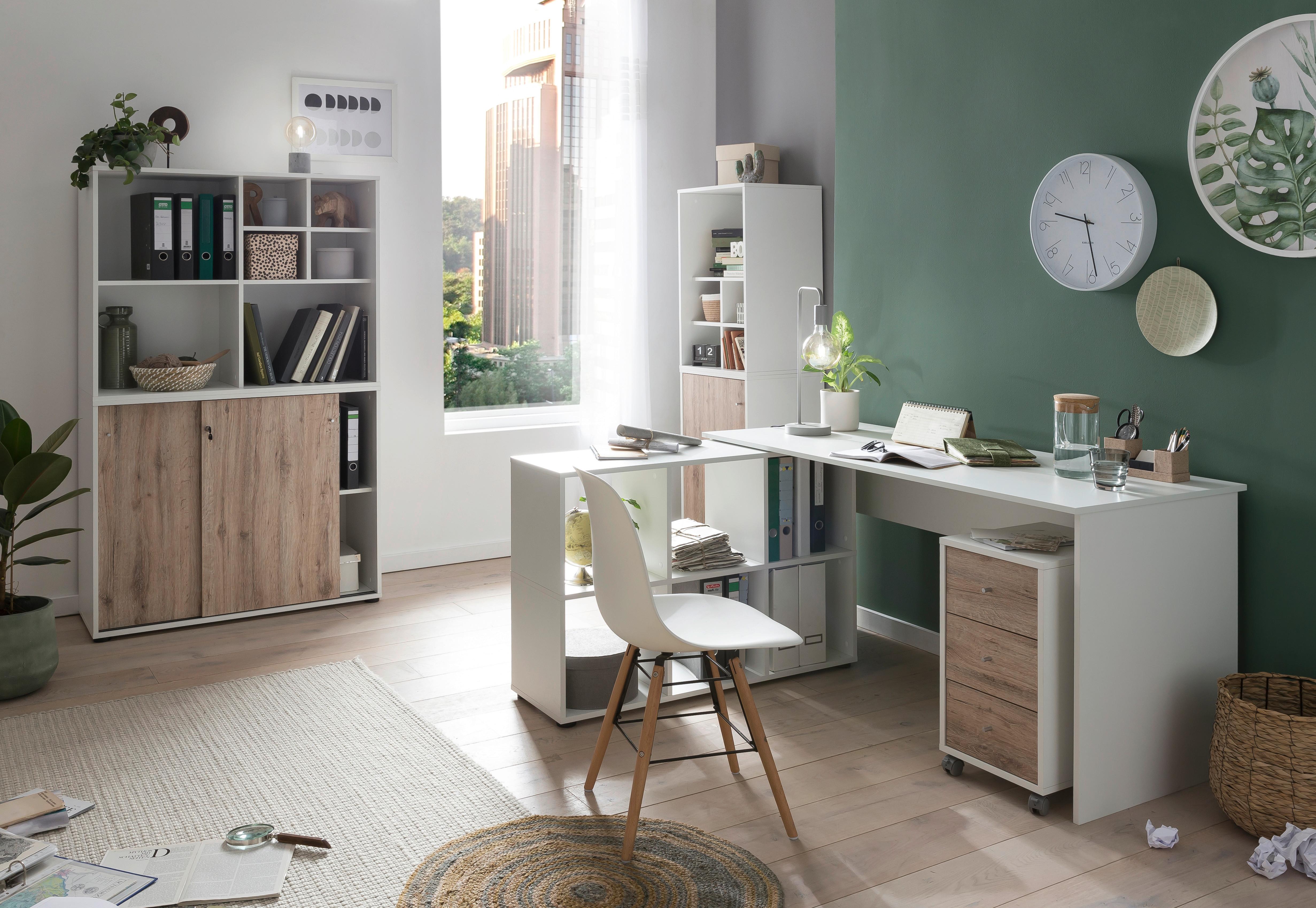 Schreibtisch Weiß Holzwerkstoff MID.YOU Möbel > Tische > Schreibtische > Schreibtische Weiß