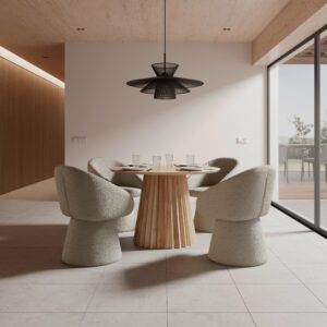 Armlehnstuhl Maia Grau Chenille Drehbar Gepolstert Metall, Textil Bessagi Home Wohnzimmermöbel Grau