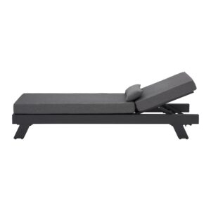 wohnli-moebel-suche-000912000701-1 Gartenliege Susa Dunkelgrau Metall/Outdoorstoff Metall, Textil Bessagi Garden Garten & Outdoor > Gartenmöbel > Gartenliegen Grau