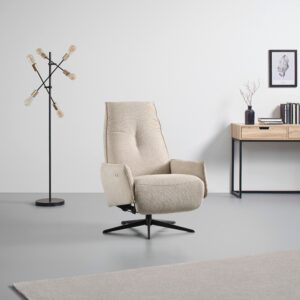 Relaxsessel Venezia Beige Textil  Wohnzimmermöbel Beige