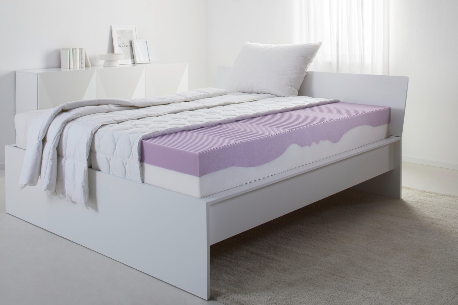 Komfortschaummatratze Ergo 24 H2 ca. 100x200cm Textil Nadana Möbel > Matratzen > Schaummatratze > Komfortschaummatratze Weiß