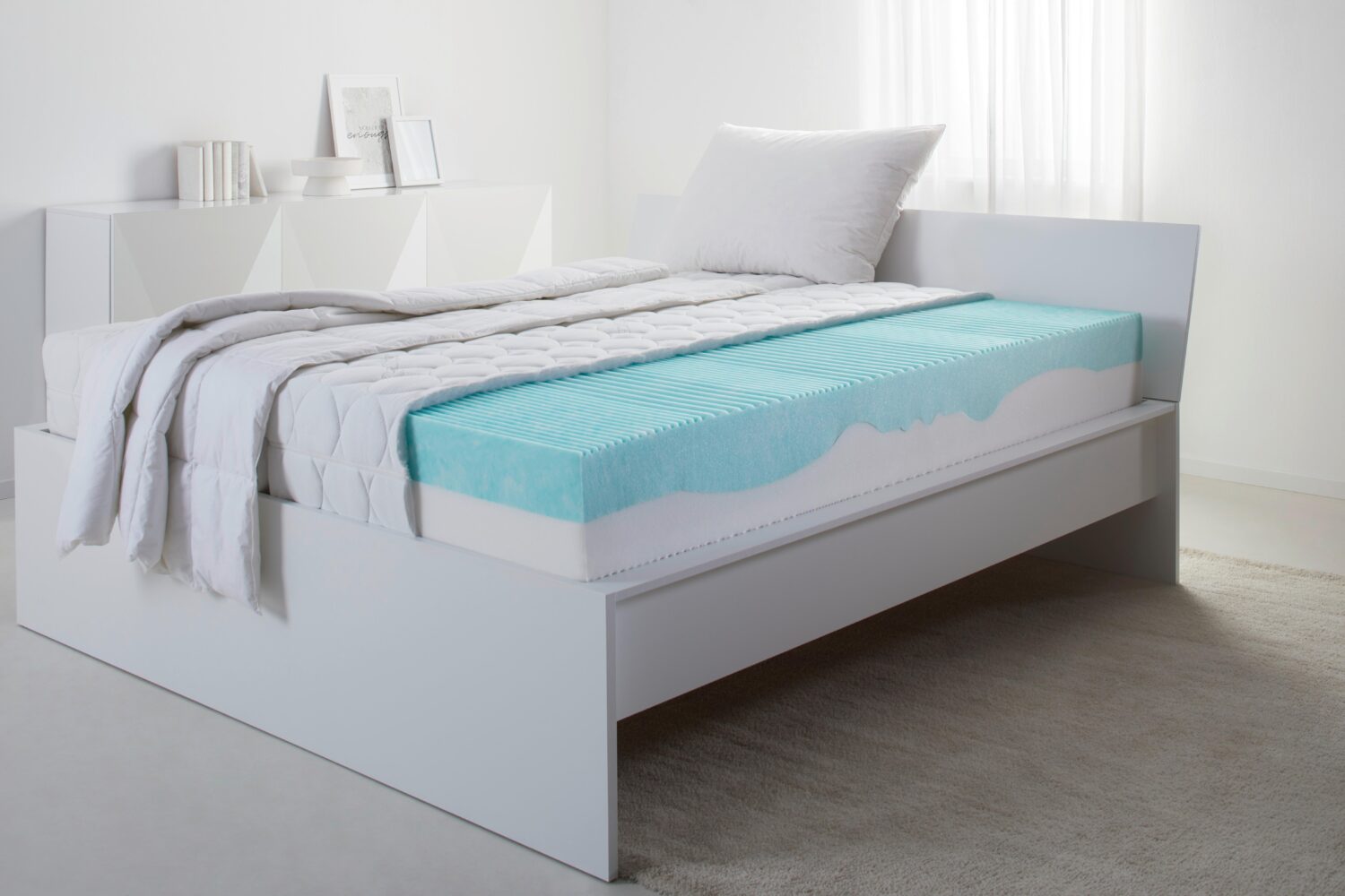 Komfortschaummatratze Ergo 24 H2 ca. 100x200cm Textil Nadana Möbel > Matratzen > Schaummatratze > Komfortschaummatratze Weiß