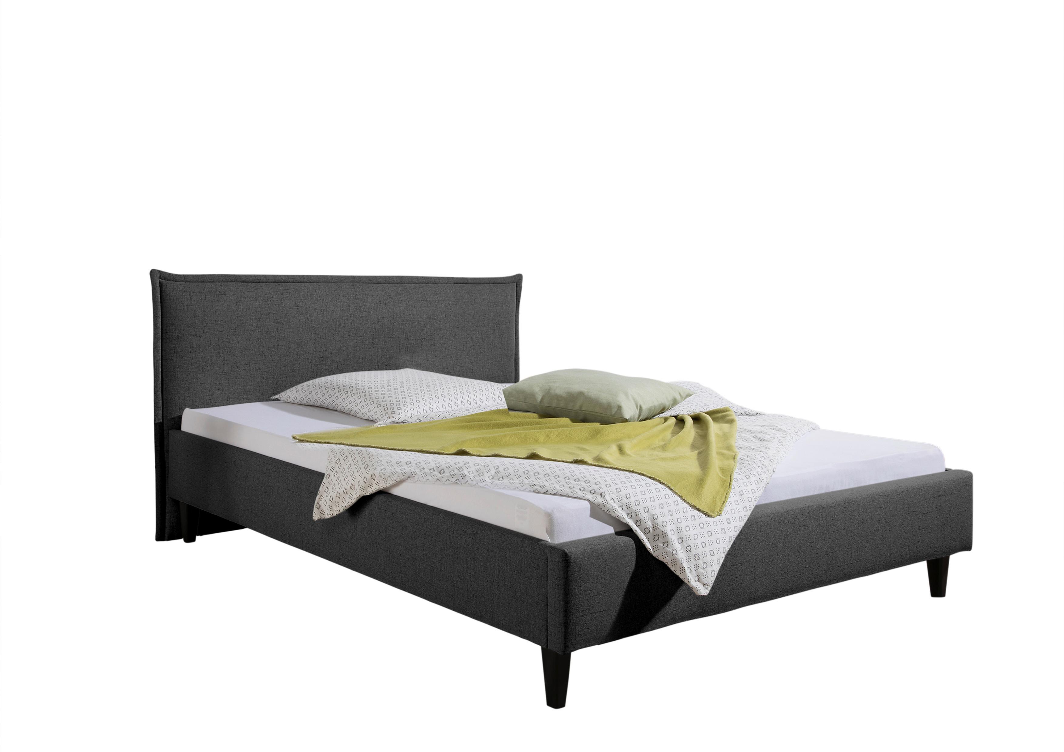 Wohnli Möbelsuche - Polsterbett Rosewell Anthrazit ca. 140x200 cm