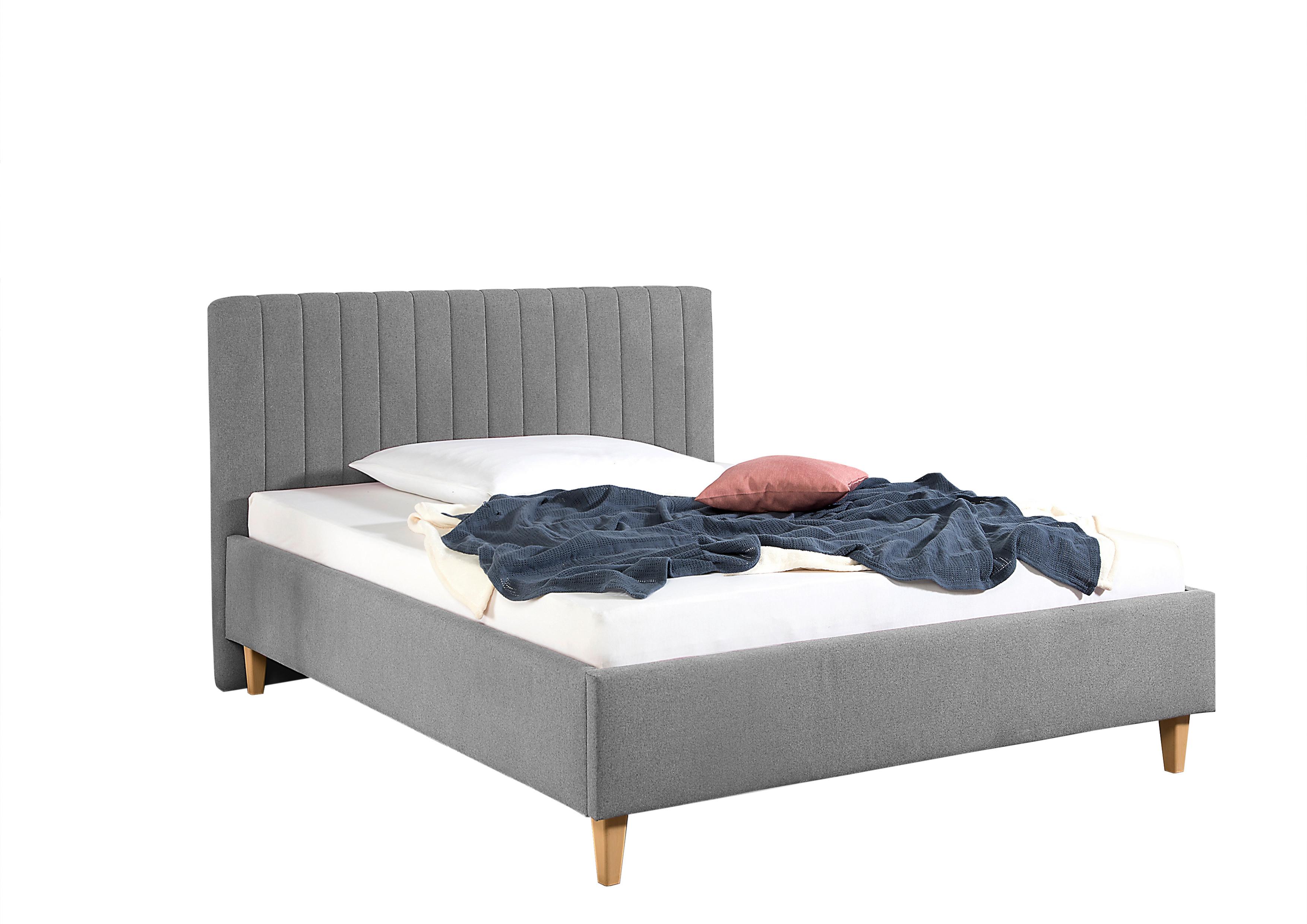Wohnli Möbelsuche - Polsterbett Sierro Grau ca. 140x200 cm