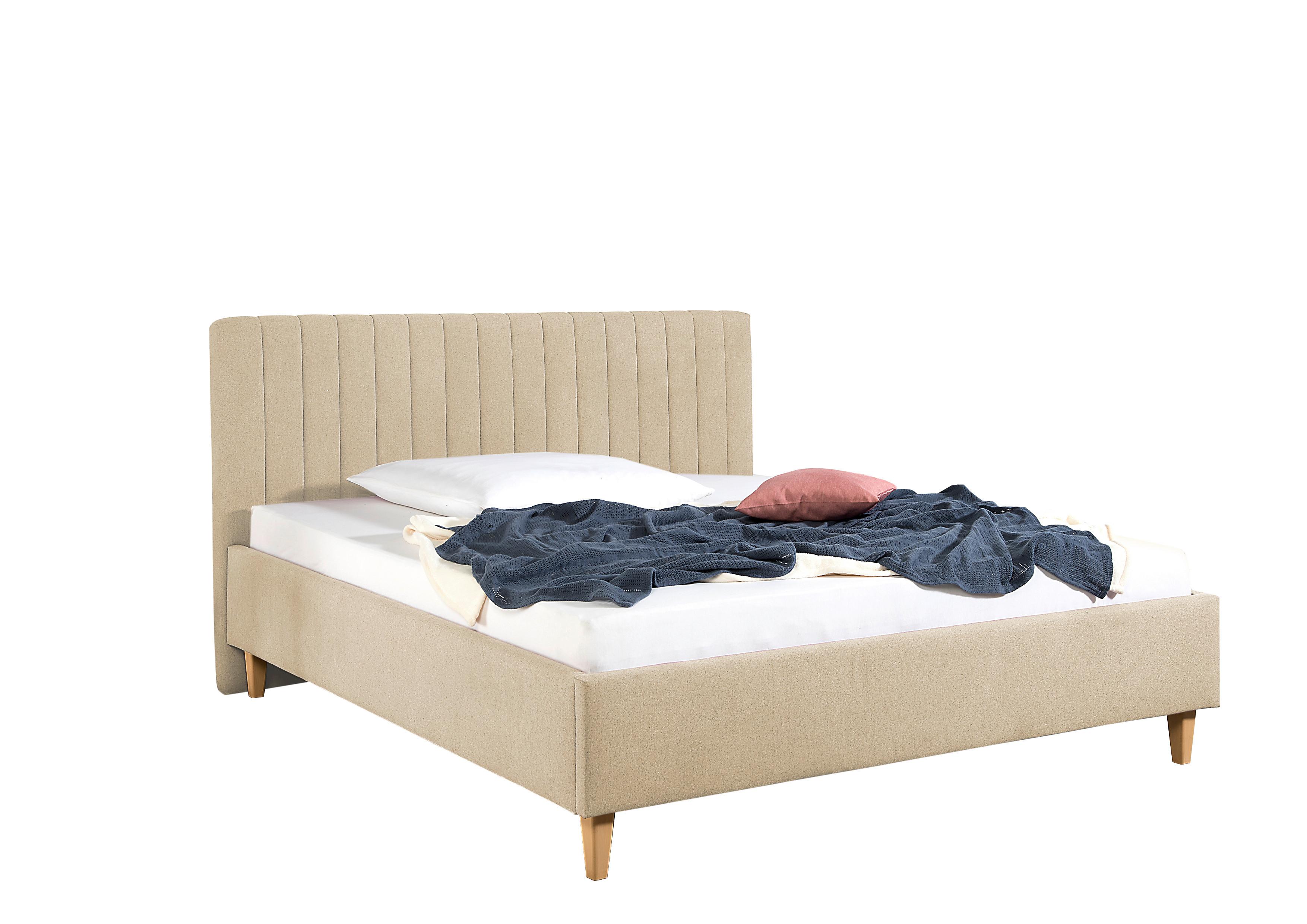 Wohnli Möbelsuche - Polsterbett Sierro Beige ca. 160x200 cm