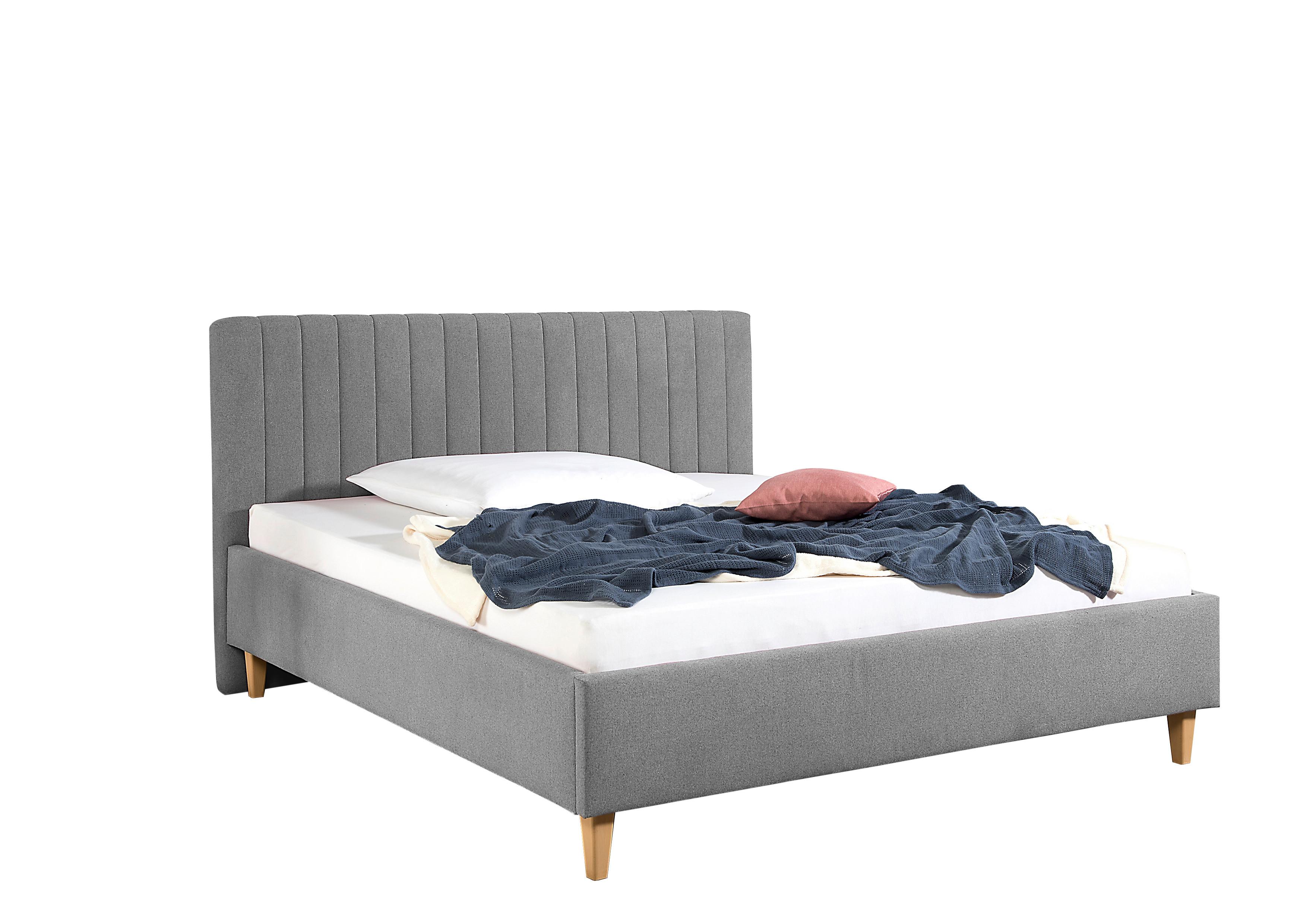 Wohnli Möbelsuche - Polsterbett Sierro Grau ca. 160x200 cm