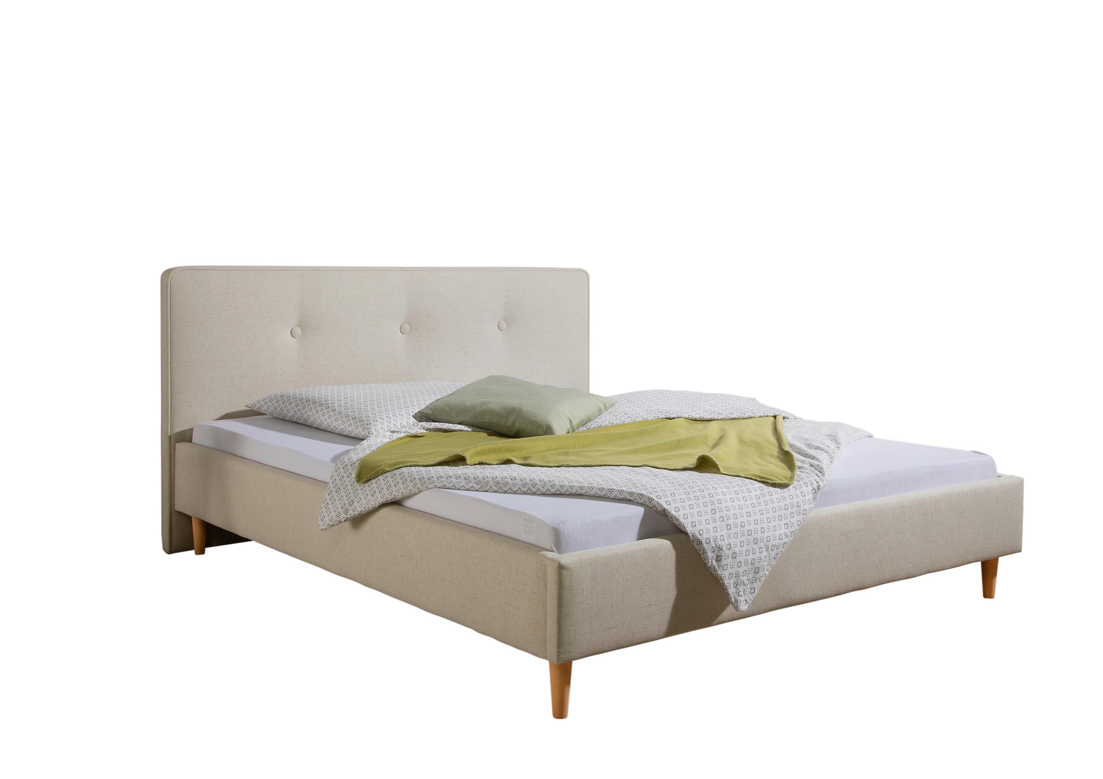 Wohnli Möbelsuche - Polsterbett Slade Beige ca. 160x200 cm