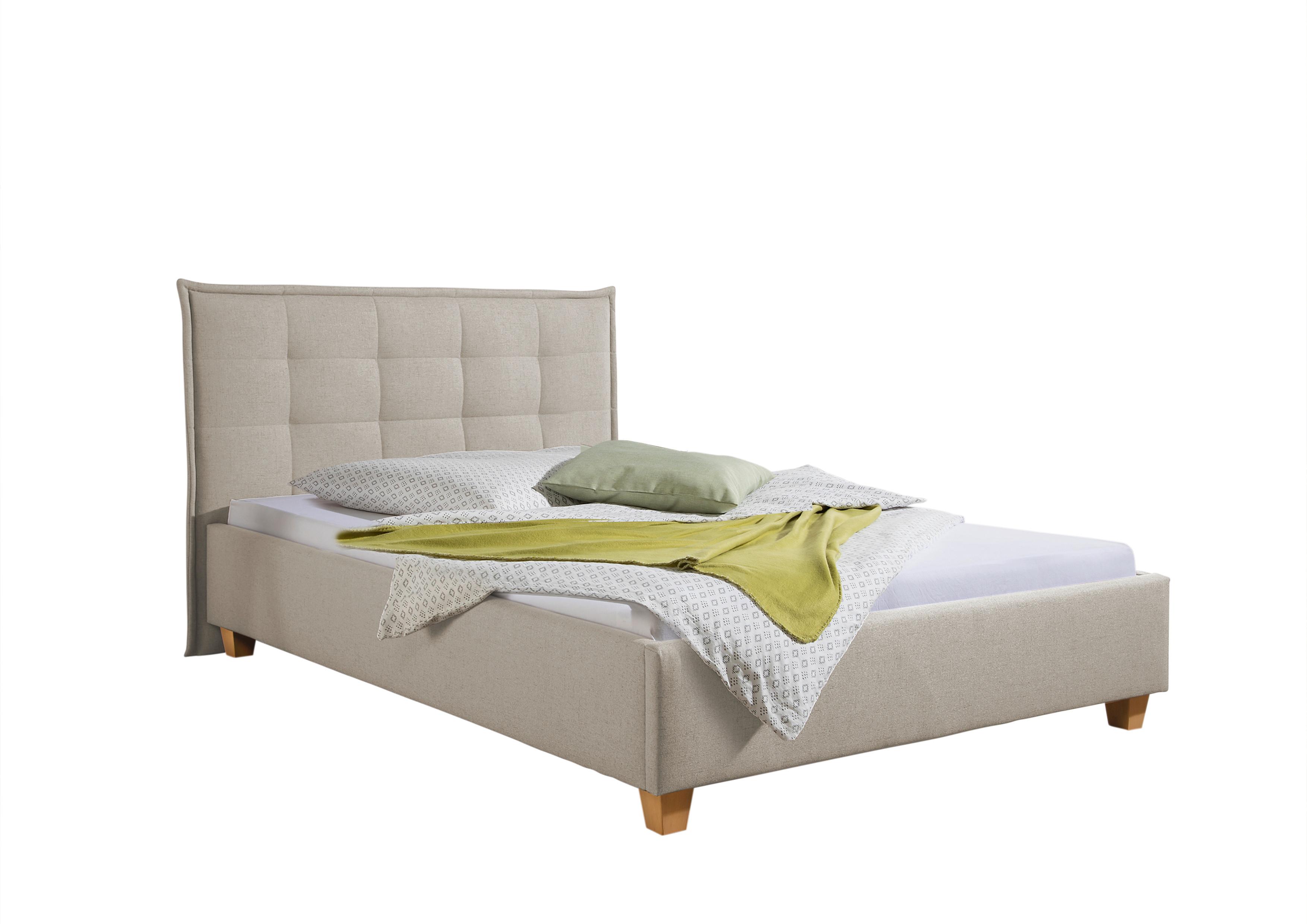 Wohnli Möbelsuche - Polsterbett Tracy Beige ca. 100x200 cm