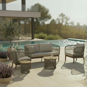 wohnli-moebel-suche-000954002101 Wohnli Möbelsuche - Loungegarnitur Malene Holz Outdoorstoff/Metall