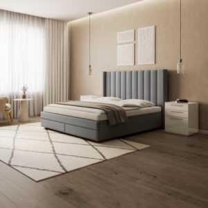 wohnli-moebel-suche-001018000401 Wohnli Möbelsuche - Polsterbett Maya ca. 180x200 cm Grau