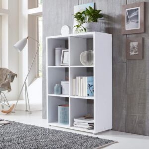 Standregal Nizza Typ 11 Weiß Holzwerkstoff MID.YOU Wohnzimmermöbel Weiß