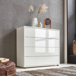 Kommode Mailand Typ 3 Weiß Holzwerkstoff MID.YOU Möbel > Kommoden & Schubladenschränke > Kommoden Weiß