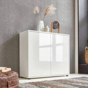 Kommode Mailand  Typ 4 Weiß Holzwerkstoff MID.YOU Möbel > Kommoden & Schubladenschränke > Kommoden Weiß