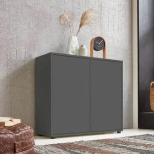 Kommode Mailand Typ 4 Anthrazit Holzwerkstoff MID.YOU Möbel > Kommoden & Schubladenschränke > Kommoden Anthrazit