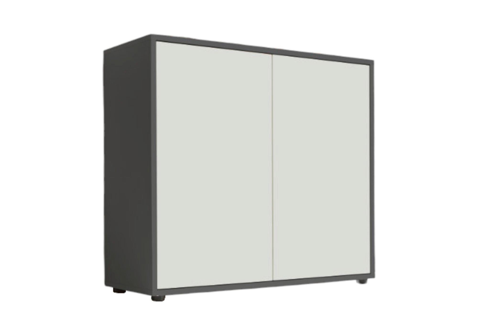 wohnli-moebel-suche-001067000506 Wohnli Möbelsuche - Kommode Mailand Typ 4 Anthrazit/Weiß