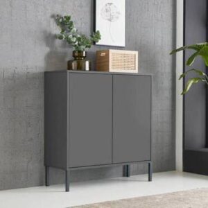 Kommode Mailand Typ 4 Anthrazit Holzwerkstoff MID.YOU Möbel > Kommoden & Schubladenschränke > Kommoden Anthrazit