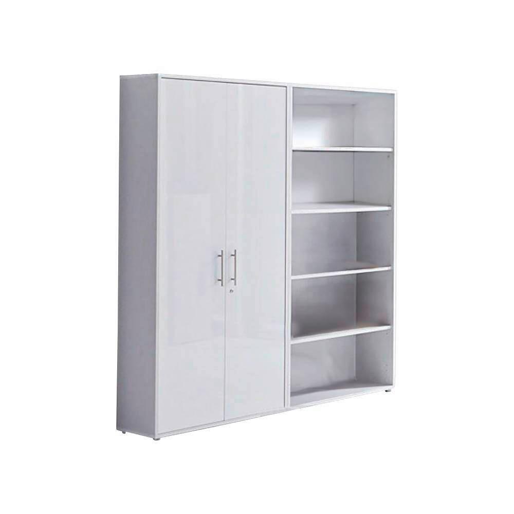 Wohnli Möbelsuche - Aktenschrank Office Edition Sw Set 1 hoch Weiß
