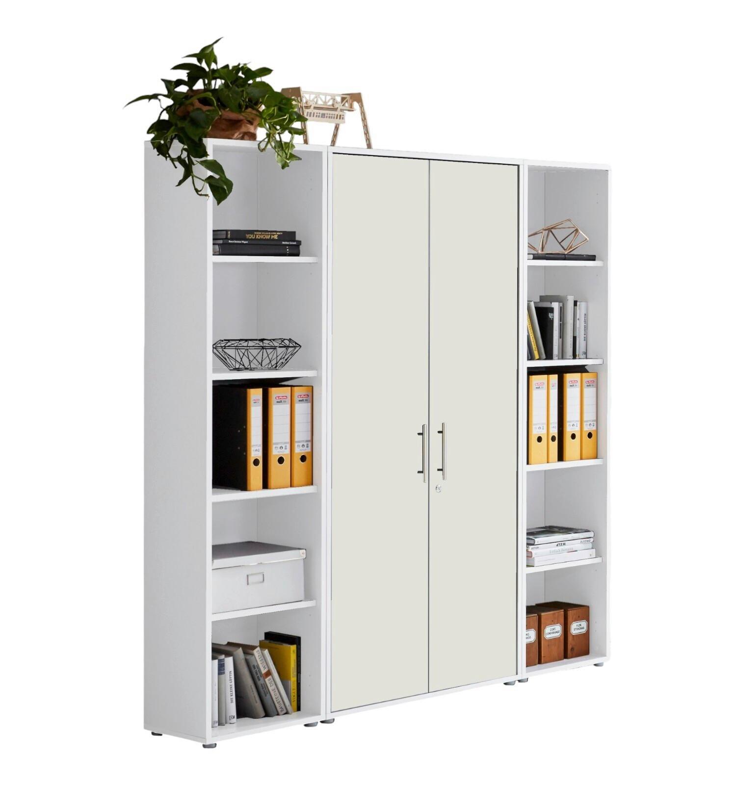 wohnli-moebel-suche-001067007807 Wohnli Möbelsuche - Aktenschrank Office Edition Sw Set 3 hoch Weiß