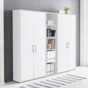 Aktenschrank Office Edition Sw Set 10 Weiß Holzwerkstoff MID.YOU Möbel > Schränke > Büroschrank > Aktenschrank Weiß