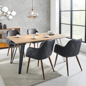 wohnli-moebel-suche-001078001301-1 Esstisch Gino Teakfarben MDF ca. 160x90 cm Holz Bessagi Home Möbel > Tische > Esstische > Esstische Holz Braun