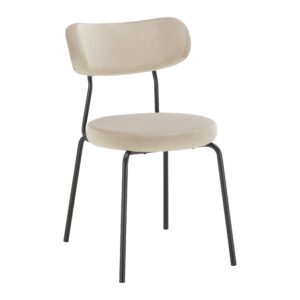 wohnli-moebel-suche-001078004702 Wohnli Möbelsuche - Stuhl Lea Beige Samt Gepolstert
