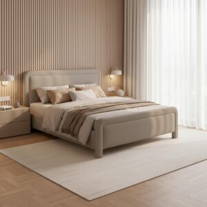 Wohnli Möbelsuche - Polsterbett Xirelia Taupe ca. 160x200 cm