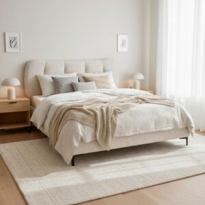 wohnli-moebel-suche-001125010001 Wohnli Möbelsuche - Polsterbett Glaris Creme ca. 160x200 cm